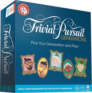 Trivial Pursuit Generations - Trivia for Seniors - Cognitive Thinking Game - ... - Picture 1 of 7