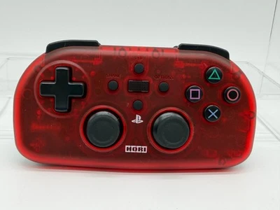 PS4 PlayStation 4 Horipad mini Hori Pad clear red Controller (only works w/ USB) - Image 1 of 3