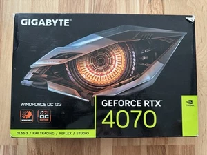 GIGABYTE GeForce RTX 4070 WINDFORCE OC 12GB GDDR6X Graphics Card - Lightly Used - Afbeelding 1 van 12
