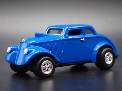 1933 33 Willys Gasser Coupé Nhra Blu Raro 1:64 Diorama Scala Modellino Auto - Immagine 1 di 4