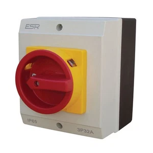 ESR E203P - 20A 3 Pole 230V-415V IP65 Industrial Rotary Isolator - Picture 1 of 1