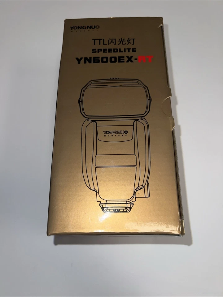 Yongnuo Speedlight Flash YN600EX-RT For Canon DSLRs-new - Image 1 of 4