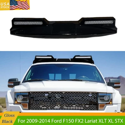 Focos de luz de alerón de techo barra de lámpara LED DRL para Ford F150 F-150 2009-2014 Foto 1 de 4