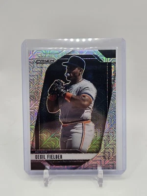 2025 Panini Prizm Cecil Fielder Mojo #/25 Detroit Tigers Legend Clean Card - Image 1 of 3