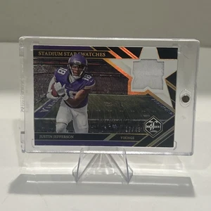 2022 Panini Limited NFL Stadium StarSwatches Justin Jefferson Jersey Patch 17/49 - Bild 1 von 13