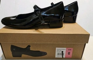 Steve Madden☆Women's☆ Block Heel☆Mary Jane☆Size 6☆Black Patent - Picture 1 of 11