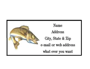 ¡ETIQUETAS DE DIRECCIÓN DE PECES WALLEYE ¡¡¡GENIALES!!! #2 - Imagen 1 de 1