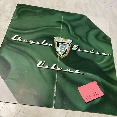 Chrysler Windsor NEWPORT 1955 Berlina Coupe Wagon Catalogo Prospetto Opuscolo - Immagine 1 di 4