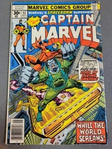 Capitana Marvel #52 (septiembre 1977, Marvel) Scott Edelman con Al Milgrom FN Spaceborn - Imagen 1 de 12