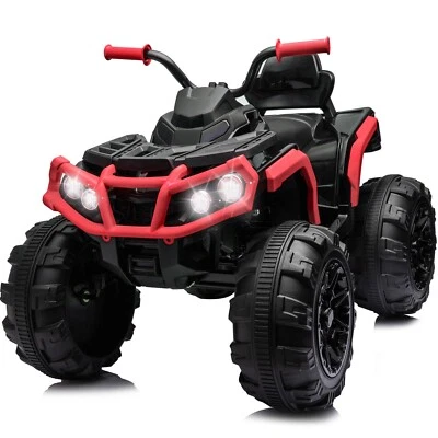 24V Kids Ride on ATV 6mph Electric Power Wheels Quad Car with 2 Speeds Bluetooth - Image 1 of 4