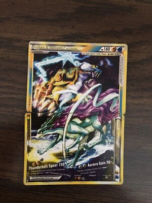 PSA 9 Raikou and Suicune Legend HGSS Unleashed Legend Complete Set Pokemon Card - Image 1 of 4