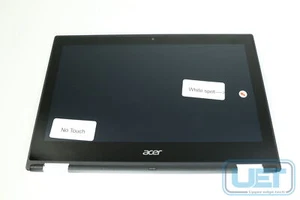 Acer Chromebook C738T Flawed Black LCD Touch Screen Panel 6M.G55N7.002 HD 3751 - Picture 1 of 3