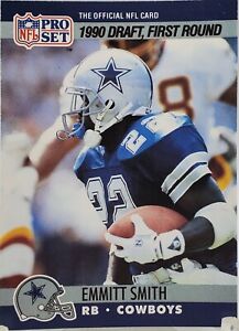 1990 Pro Set - Draft #685 Emmitt Smith Rookie Card All TIME LEADING RUSHER NM