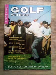 Golf World magazine from 1962, Arnold Palmer on the cover, vintage golfing