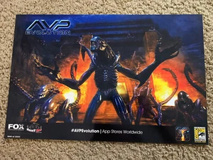 SDCC 2013 EXCLUSIVE AVP Aliens vs Predator Comic Con Evolution Poster # of 2000 - Picture 1 of 1