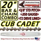 COPPERHEAD 20" BAR & SAW CHAIN COMBO FITS CUB CADET - CS-5720 - 3/8, .050, 72 DL