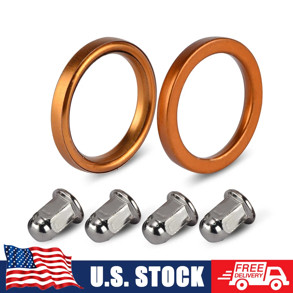 Tuercas de junta de tubo silenciador para Honda Nighthawk 250 CB250 1992-2008 CMX250C 1986-19 Foto 1 de 4