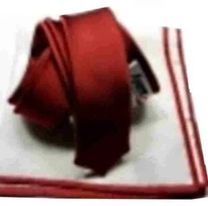 Krawatte Bordeaux 4 Komplett Und Clutchbag Blau Brett Kontrast Zeremonie - Picture 1 of 4