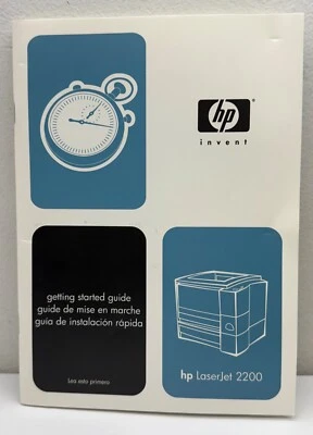 HP LaserJet 2200 Series Printers Getting Started Guide Manual Paperback USED - Image 1 of 4