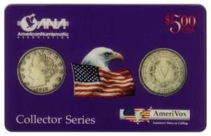 Tarjeta telefónica de la convención (Detroit) ANA 1994 $5,00 'V' níquel (1913) - Imagen 1 de 1