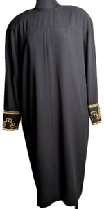 Sheath Dress Vintage Liz Claiborne Women's 14 1990's Black Embellished Jewels - Picture 1 of 12