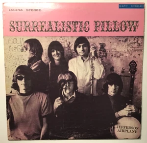 JEFFERSON AIRPLANE; SURRALISTIC PILLOW LP #LSP-3766 RCA (STEREO) "VG" - Picture 1 of 8