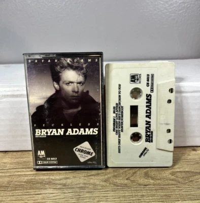 Reckless - Bryan Adams Cassette Tape - 1991 Chrome A&M - CS 5013 Foto 1 de 3