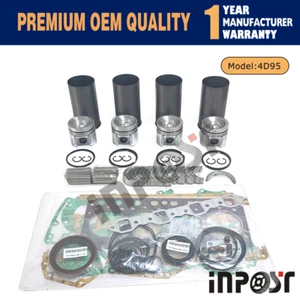 4D95 Engine Rebuild Kit For Komatsu 4D95LE-5 Liner Piston Bearing Gasket Kit - Picture 1 of 7