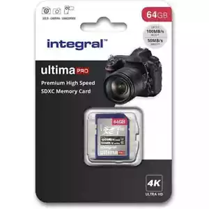 Integral 64GB Ultimapro SDXC Card 50MB/S Class 10 U1 - Picture 1 of 1