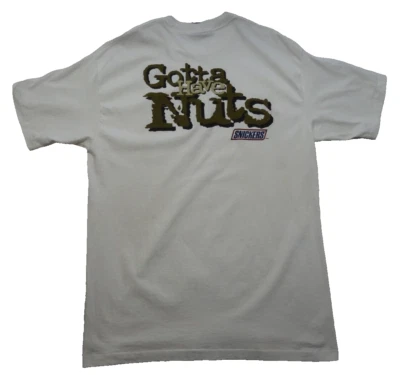 Camiseta No Fear Snickers XL Gotta Have Nuts puntada única años 90 Hecha en EE. UU. Foto 1 de 4