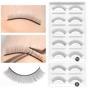 Eyelash / Supplies Training Practice False Eyelash  Extensions 5Pairs Lash ^ - Foto 1 di 11