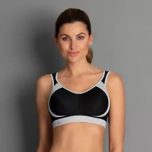 Anita Active 5527 Black Extreme Control Sports Bra 30C - Picture 1 of 4