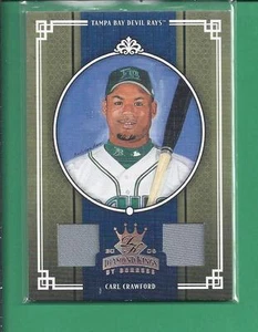 2005 Diamond Kings Game Used Carl Crawford no.221 #092/200 Rays - Bild 1 von 1