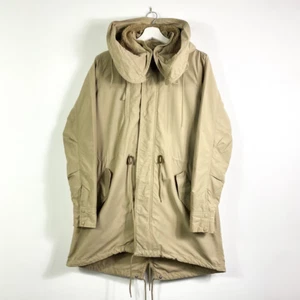 Vintage Adidas Parka Gr.38 Damen Beige Kapuze Gefüttert 90er 90s y2k Retro - Bild 1 von 6