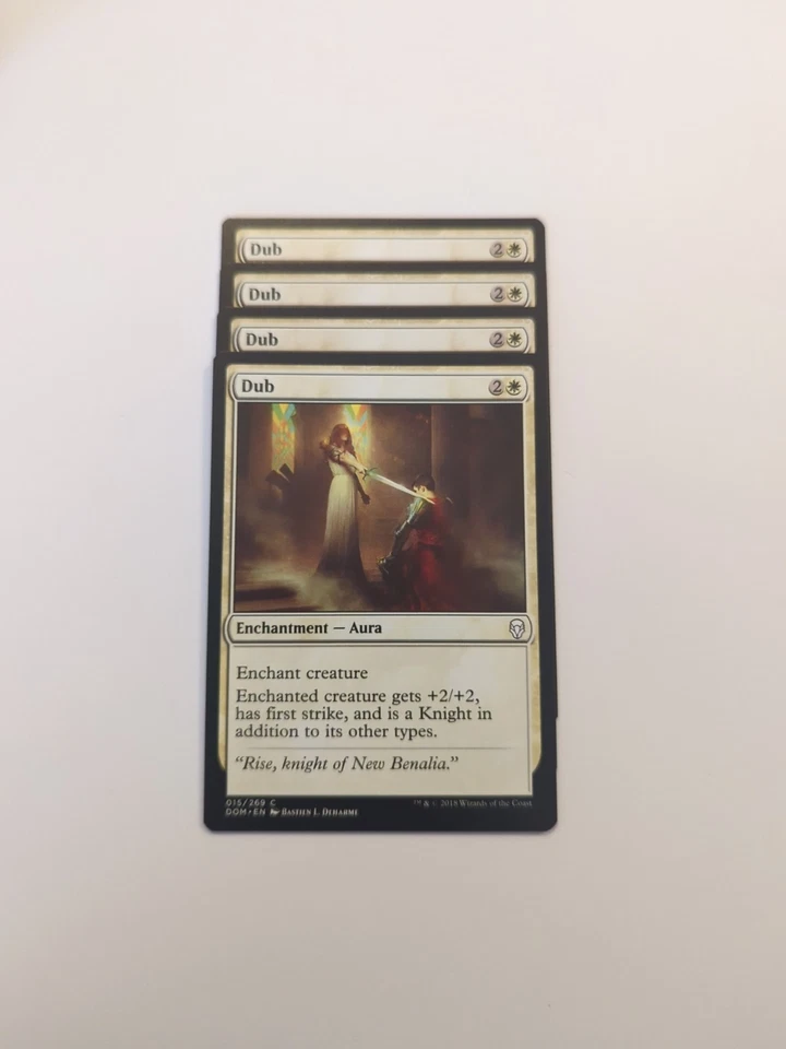 (4) Dub *PLAYSET* Dominaria Regular NM MTG - Image 1 of 1