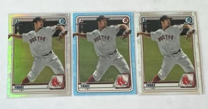 Nick Yorke 2020 Bowman Draft 1st Refractor  Blue Parallel Boston Red Sox - Picture 1 of 5