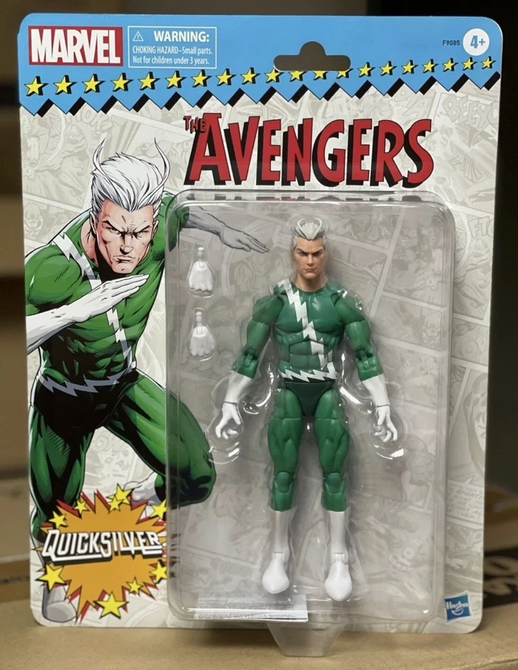 FIGURA DE ACCIÓN HASBRO MARVEL LEGENDS AVENGERS QUICK SILVER 6" Foto 1 de 1