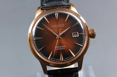 [Near MINT] SEIKO PRESAGE Brown Dial 4R35-01T0 SARY123 AT Men From JAPAN - Image 1 of 4