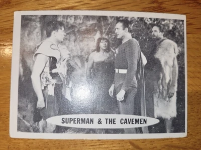 1966 Vintage Topps Superman # 40 Superman & the Cavemen VG-EX FAST FREE SHIPPING - Image 1 of 2