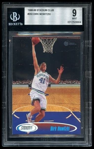 1998-99 Stadium Club #202 Dirk Nowitzki BGS 9 MINT Rookie RC - Picture 1 of 2