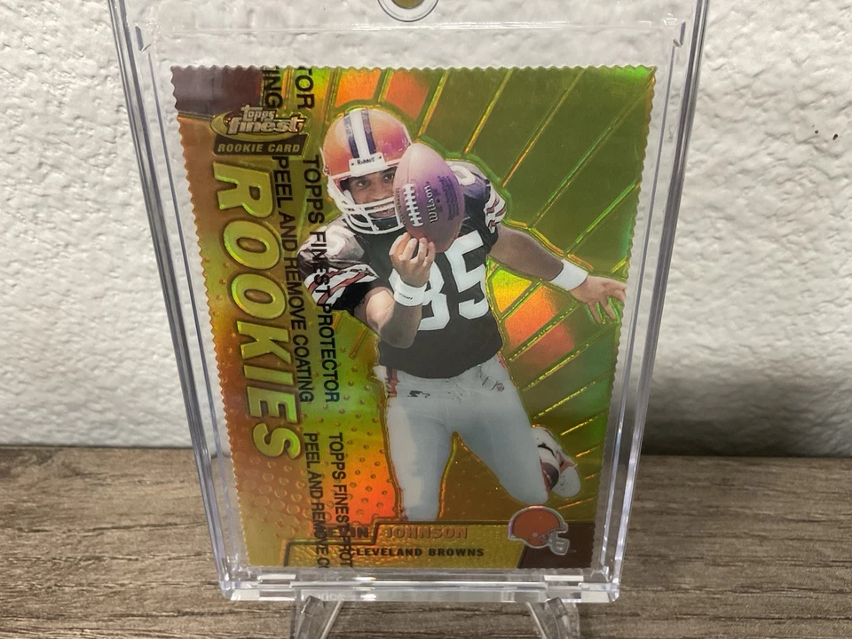 Topps Finest Gold Refractor 1999 Kevin Johnson novato #170/100 Foto 1 de 2