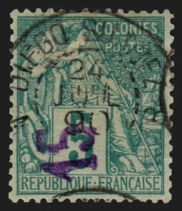 DIEGO-SUAREZ, Nr. 2, gestempelt càd Diego Suarez, signiert CALVES und BRAUN - TOP - Bild 1 von 3