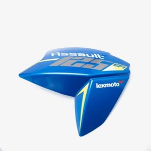 Right Fuel Tank Panel Blue for HJ125-J-E5 ABS Black Street Motorcycle Screw-on - Picture 1 of 3