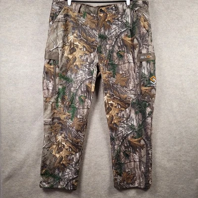 ScentLok Stealth Pants Mens 2XL Realtree Camo Fleece Hunting Outdoor - Image 1 of 4