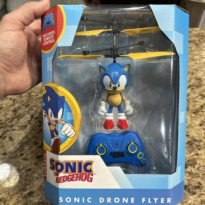 Classic Sonic The Hedgehog Hand Sensor Control HELI-DRONE FLYER & Remote Control - Image 1 of 4
