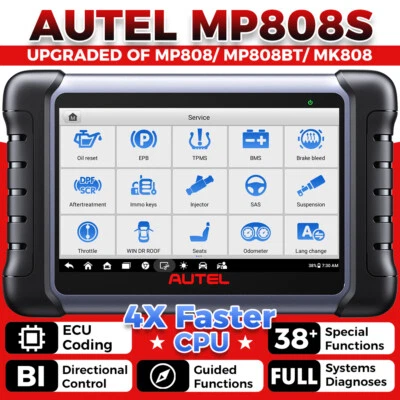 Autel MaxiPRO MP808S Valise Diagnostic OBD2 Scanner Systèmes Complète Codage ECU - Image 1 of 4