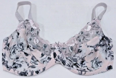 Fantasie FL9391 Ivy Pink Grey Lace Underwire Bra UK/US 34G 34I RARE Discontinued - Image 1 of 4
