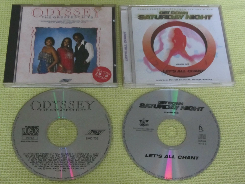 Get Down Saturday Night Volume One & Odyssey The Greatest Hits 2 CD Albums Disco - Image 1 of 1