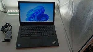 ThinkPadT470( 4253) w/charger&2Batteries.i5-7300U.8GB.240GB SDD.14".W11 Pro - Picture 1 of 12