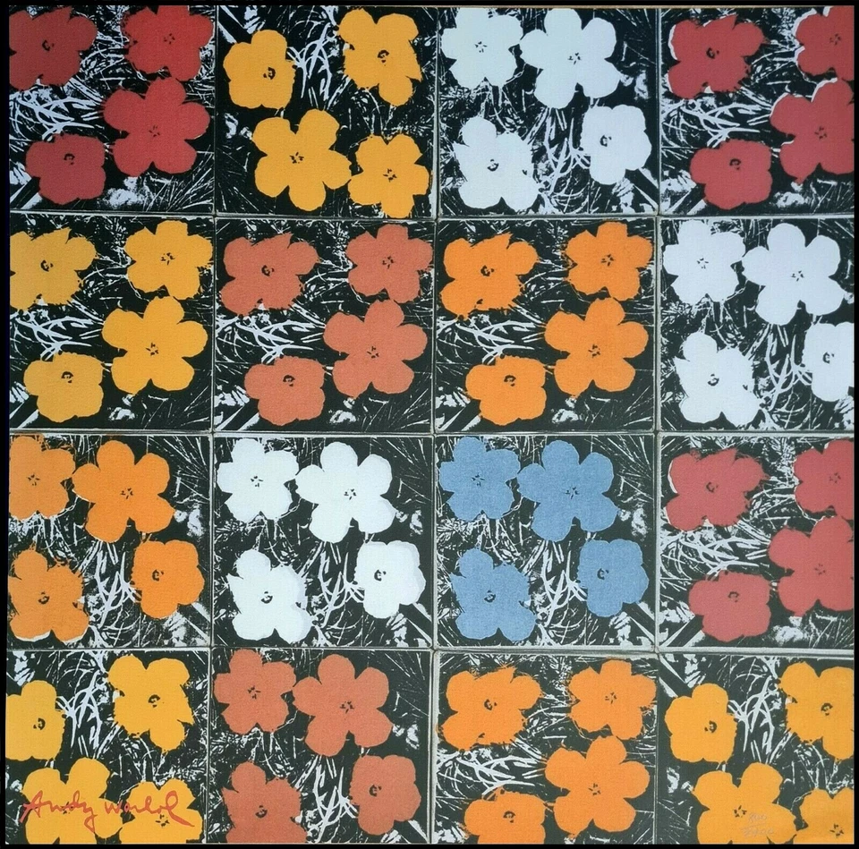 ANDY WARHOL * Flowers * lithograph * limited # xx/2400 CMOA signed - Bild 1 von 4